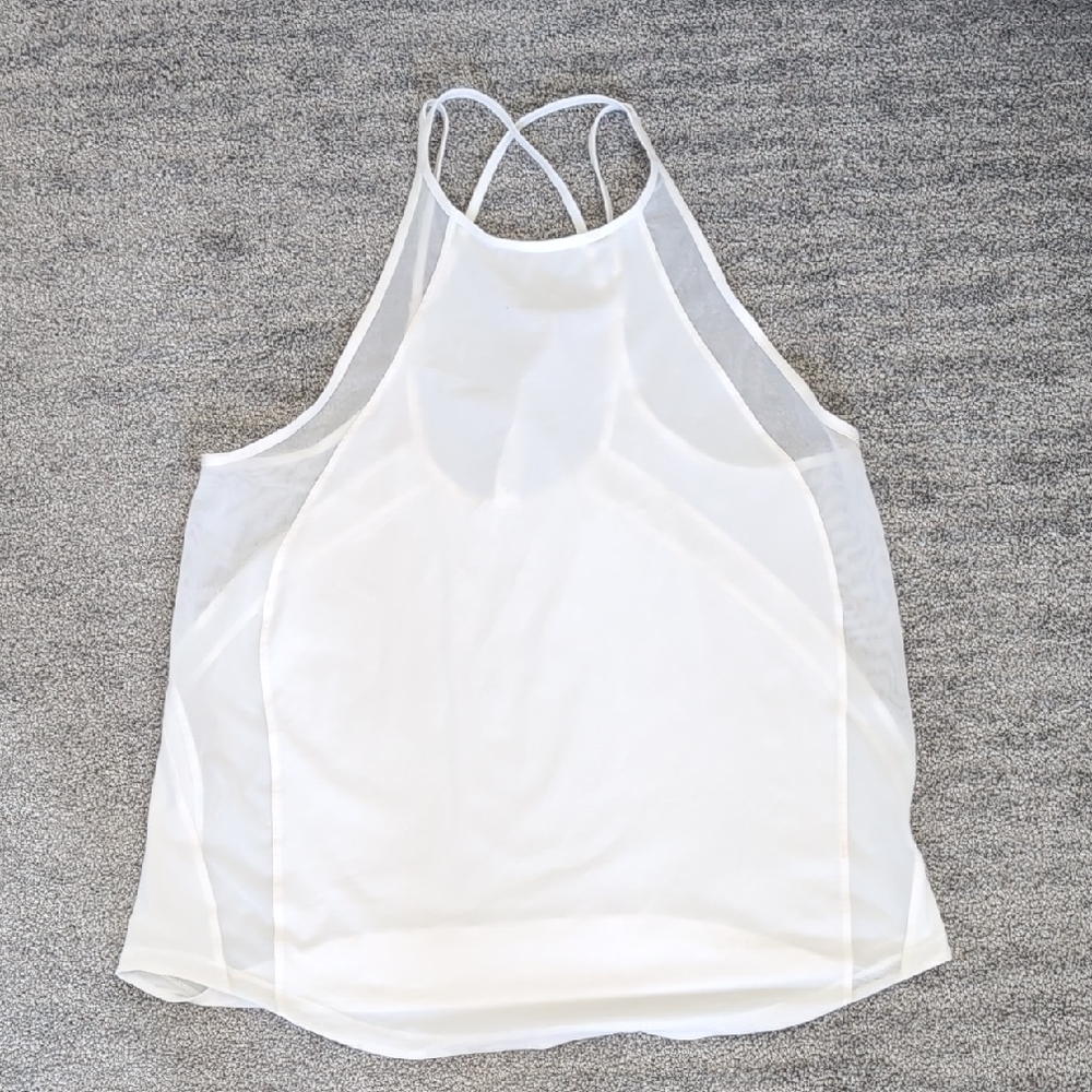 Lululemon White Tank Top